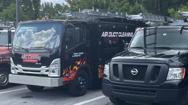 ABC Cleaning Inc. Trucks