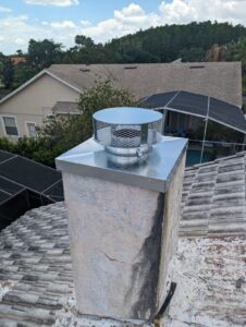 Chimney Caps, Chimney Repairs | Chimney Cap Blown Off