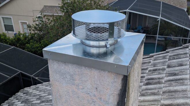 Chimney Caps, Chimney Repairs | Chimney Cap Blown Off