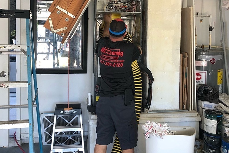Bay Hill Air Duct Cleaning Technician