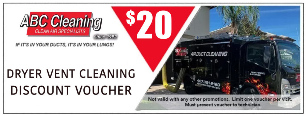 Dryer Vent Cleaning Coupon Orlando