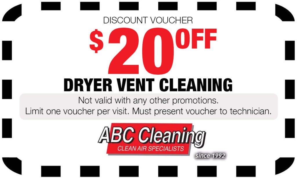 $20 DRYER VENT-CLEANING COUPON